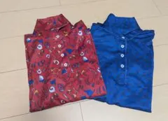 ゴルフ　レディースウェア　つるや　長袖シャツ2点セット【М】