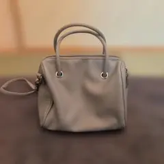 ミニショルダーバッグ グレー