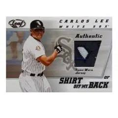 2002 Leaf◇Carlos Lee◇ゲーム使用 ジャージ パッチカード