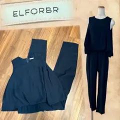 ELFORBR♡オールインワン　ノースリーブ　スコットクラブ
