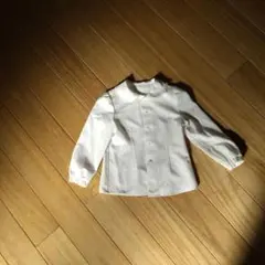 ホワイト長袖シャツ・ブラウス