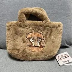 チップとデールとクラリス フェイクファートートバッグ