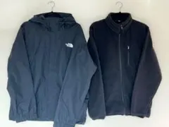 ノースフェイス　　スクープジャケット&フィールドフリースジャケット