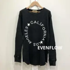 EVENFLOW ユーズド ウォッシュ加工 長袖 クルーネック カットソー