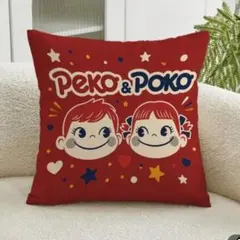 レトロ ペコちゃん＆ポコちゃん クッションカバー - メルカリ