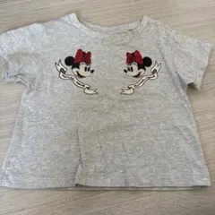 ミニーマウス Tシャツ 100cm グレー UNIQLO