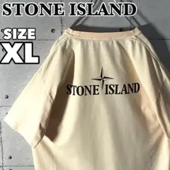 QR真贋鑑定済 ストーンアイランド ☆ センターロゴ Tシャツ カーキM 