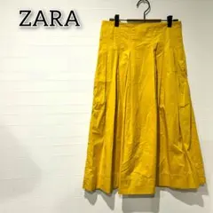 ザラ ボトムス フレアスカート シンプル 無地 キレイめ 着回し 大人