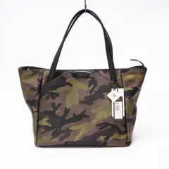 ペッレモルビダ トートバッグ 迷彩 A4 大容量 ナイロンキャンバス レザー ペッレモルビダ トートバッグ 迷彩 A4 大容量 ナイロン