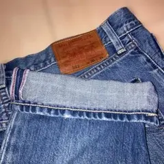 最終値下げリーバイス50 クロップドパンツ W30L21 赤耳風ロッ2010年製のサムネイル