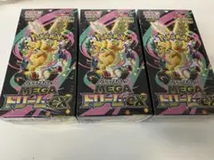 ポケモンカードゲーム【未開封・シュリンク付き】MEGA ドリームex 3BOX
