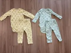 【色柄違い2セット売り】ユニクロ ボディスーツ •レギンスセット