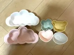 離乳食食器　雲皿　ベビー用食器セット