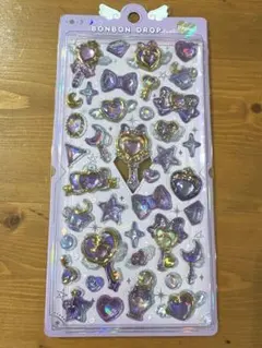 クーリア　ボンボンドロップシール　magical パープル