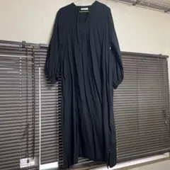 ニコアンド niko and... 黒 ワンピース