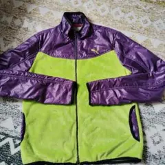 Puma ジップアップジャケット 紫と緑