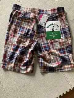 即完売 極美品 ビームスゴルフ バンダナ柄ハーフパンツ ネイビー L 総