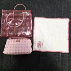 CLATHAS クレイサス　花柄ポーチとハンカチミニバッグセットのサムネイル