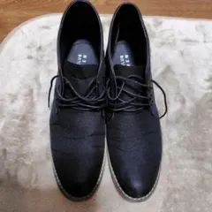 NICOLE CLUB FOR MEN ブラックチャッカブーツ