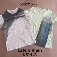 【最終価格】美品！Calvin Klein Tシャツ ロゴ　2枚セット