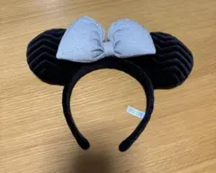 ディズニー　ミニーちゃんカチューシャ　ベルベット風