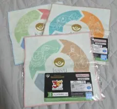 ポケモン 一番くじ I賞 ハンドタオル イッシュ カロス アローラ