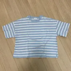 GU ボーダー ヘビーウェイト Tシャツ　Lサイズのサムネイル