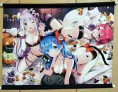 Re:ゼロから始める異世界生活 B2タペストリー エミリア&レム&ラム