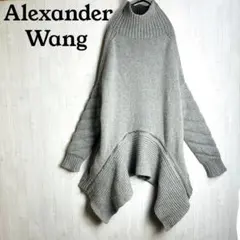 44 Alexander Wang 変形ジップ　タートルネック　ニット　XSのサムネイル