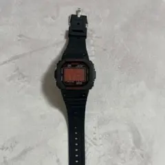 スクエア型 デジタル腕時計 赤 黒 メンズ 防水 四角