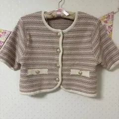 INGNI半袖カーディガン M ピンク系