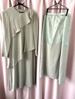 昭和レトロセットアップ風ワンピース