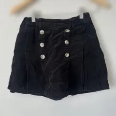 ALGY コーデュロイ スカート ブラック 150cm