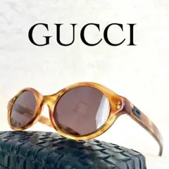 グッチ （GUCCI）オーバルフレーム サングラス イタリア製 レディース 美品 GUCCI グッチ （GUCCI）オーバルフレーム サングラス GG0517S