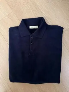 FREAK'S STORE ニットポロシャツ ネイビー M