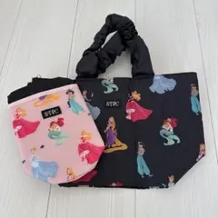 ディズニープリンセス柄 保温·保冷バッグ ペットボトルホルダー セット