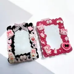 【一点物】B8 トレカケース デコ 硬質ケース 推し活 ハンドメイド　セット