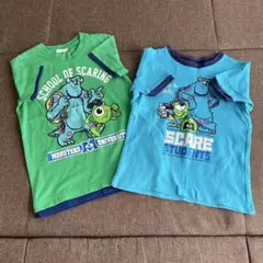 モンスターズ・ユニバーシティ Tシャツ 2枚セット