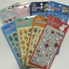ラス1‼️　ぷくぷくシール　ディズニー8種