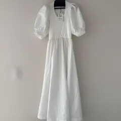 ☆未使用タグ付☆ZARAニットドッキングロングワンピースSサイズ