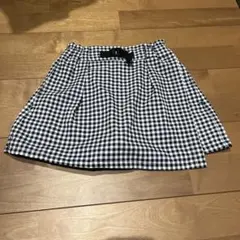 ☆美品☆ 120cm スカート キュロット ギンガムチェック 女の子 夏