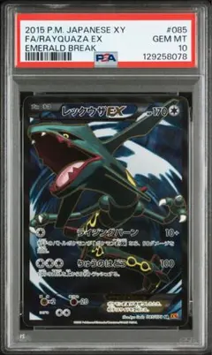 2026年最新】レックウザEX SR XY6 085/078 PSA10の人気アイテム - メルカリ