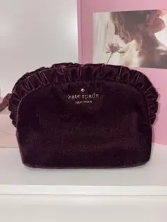 【未使用】ケイトスペード　ベロア　ポーチ　Kate Spade