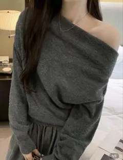 SHEIN オフショルセーター