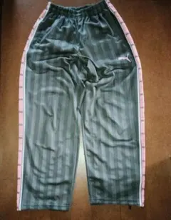 PUMA ジャージパンツ Lサイズ グレー/ピンク