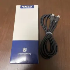 充電ケーブル Cタイプ-Cタイプ 黒 2m スマホケーブル