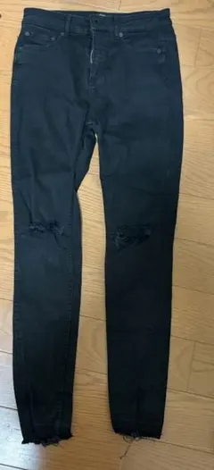 JEANASIS スキニーパンツ　ダメージスキニージーンズ　M