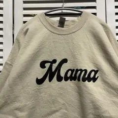 レタリング スウェット 古着 MAMA 英語 ワード メッセージ