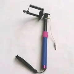 手元シャッターボタン付き 自撮り棒 セルフィースティック
