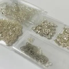 ホワイトシルバー アクセサリーパーツ